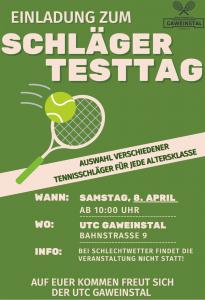 Erster Schläger-Test-Tag
